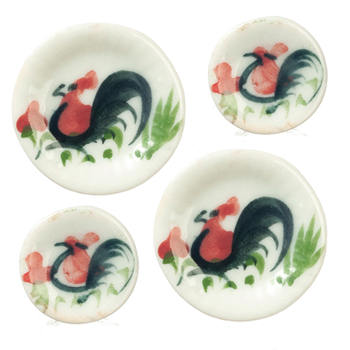 Ceramic Plates Set, 4 Pieces